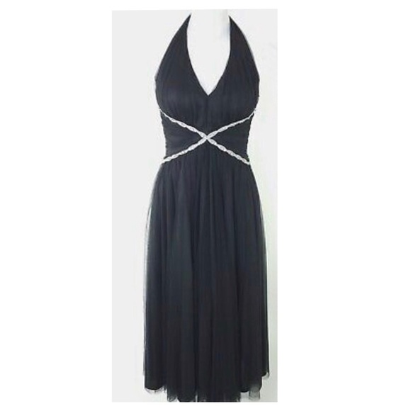 Betsy & Adam Dresses & Skirts - Betsy & Adam Black Formal Halter Dress
